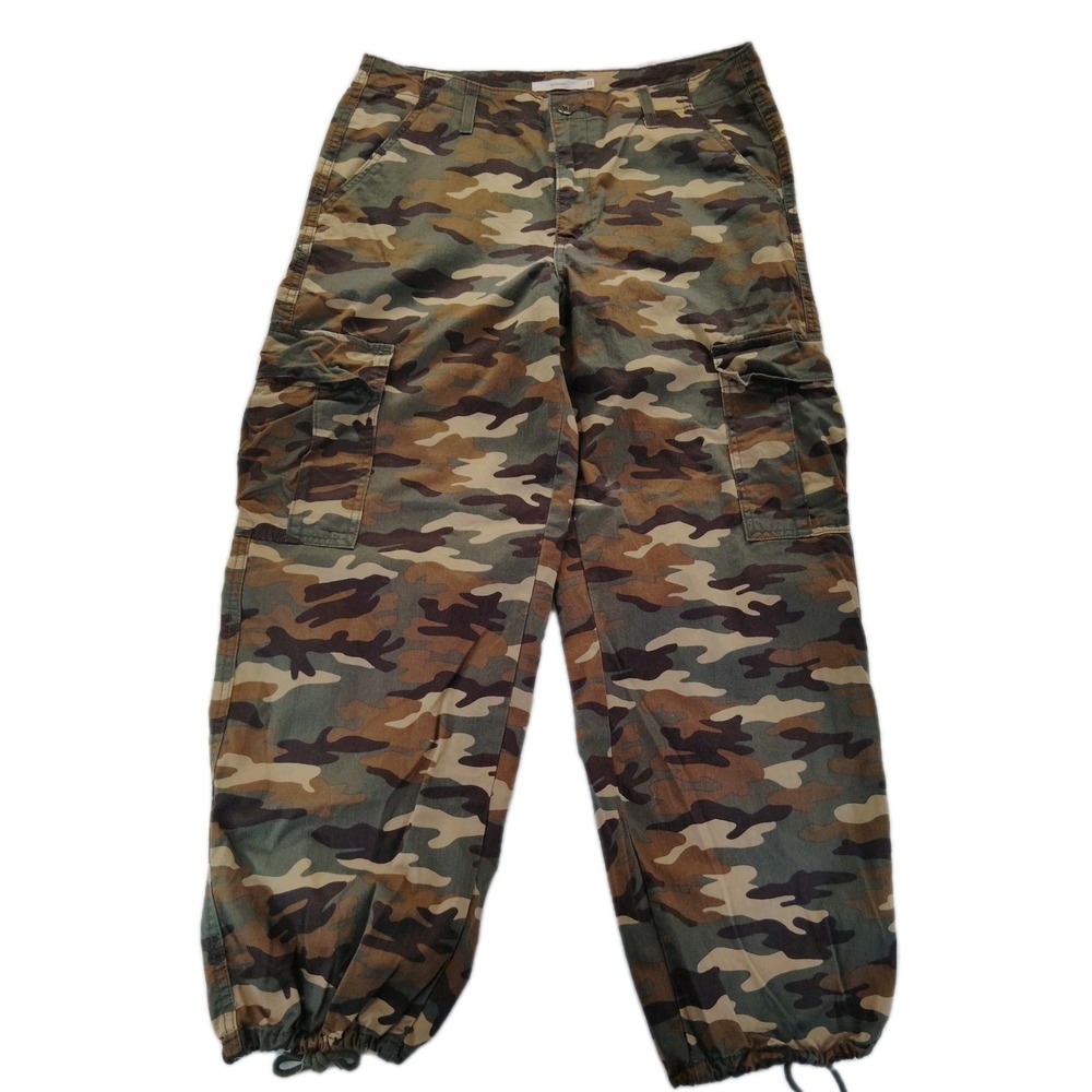 Levi's '94 Baggy Cargo Pants Mens 31x30 (34×30) Camouflage Utility Loose Fit